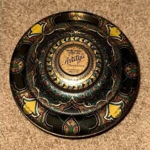 Vintge 1930s Art Deco Artstyle Candy Tin Tiered Pyramid Shape Passaic Metal Ware